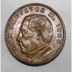 MEXICO 10 Centavos 1959 B....