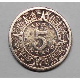 MEXICO 5 Centavos 1937