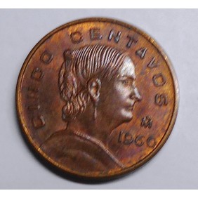 MEXICO 5 Centavos 1960