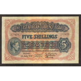 EAST AFRICA 5 Shillings...