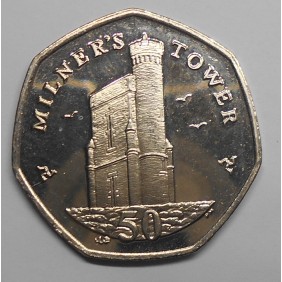 ISLE OF MAN 50 Pence 2007...