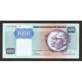 ANGOLA 1000 Kwanzas 1987
