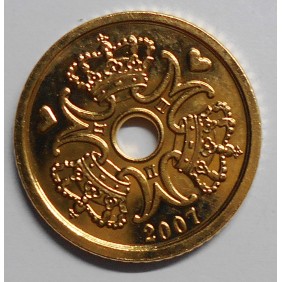 DENMARK 1 Krone 2007