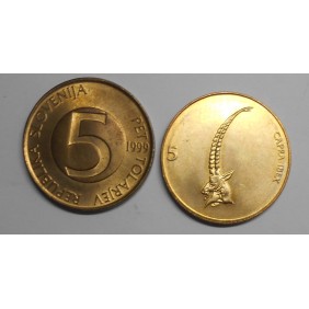 SLOVENIA 5 Tolarjev 1999