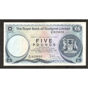 SCOTLAND 5 Pounds 10.01.1981
