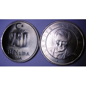 TURKEY 250 Bin Lira 2004