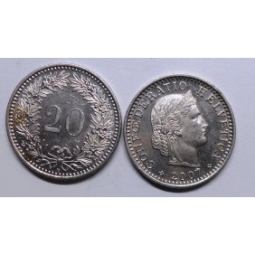 SWITZERLAND 20 Rappen 2007