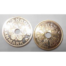 DENMARK 5 Kroner 2008