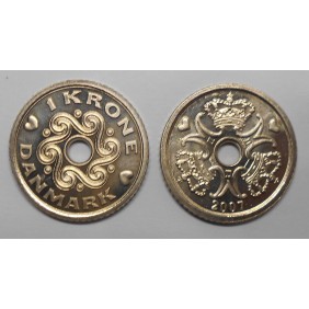 DENMARK 1 Krone 2007