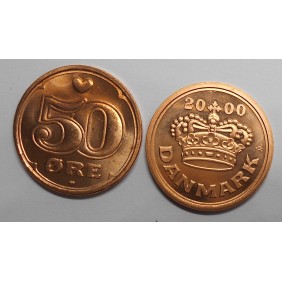 DENMARK 50 Ore 2000