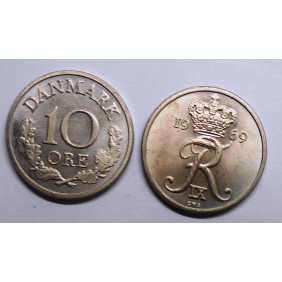 DENMARK 10 Ore 1969