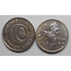 SLOVENIA 10 Tolarjev 2002