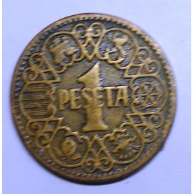 SPAIN 1 Peseta 1944