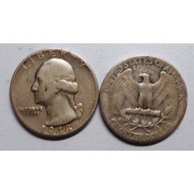 USA Washington Quarter 1948 AG