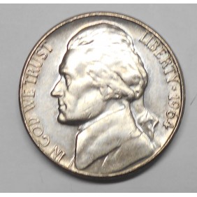 USA 5 Cents 1964 D Jefferson