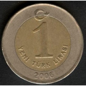 TURKEY 1 Lira 2006