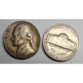 USA 5 Cents 1949 Jefferson