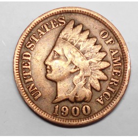USA 1 Cent 1900 Indian Head