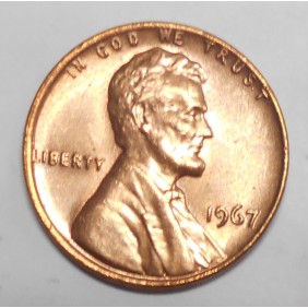 USA 1 Cent 1967 Lincoln