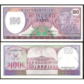 SURINAME 100 Gulden 1985