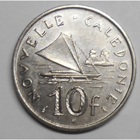 NEW CALEDONIA 10 Francs 1972
