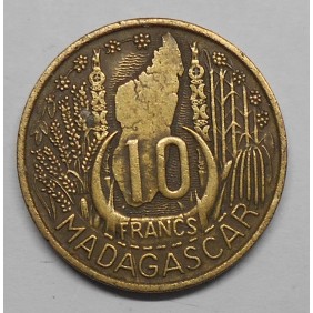 MADAGASCAR 10 Francs 1953