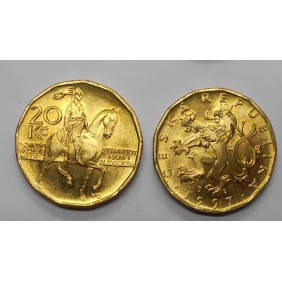 CZECH REPUBLIC 20 Korun 1997