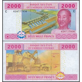 CHAD (C.A.S.) 2000 Francs 2002