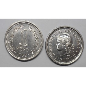 ARGENTINA 1 Peso 1962