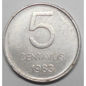ARGENTINA 5 Centavos 1983