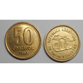 ARGENTINA 50 Centavos 1993