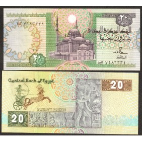 EGYPT 20 Pounds 1990