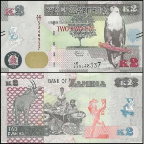 ZAMBIA 2 Kwacha 2022