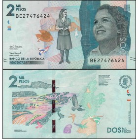 COLOMBIA 2000 Pesos 2019