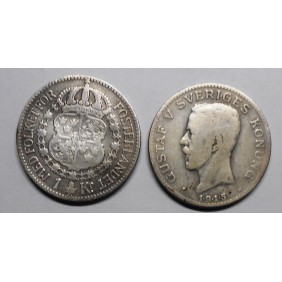 SWEDEN 1 Krona 1915 AG...