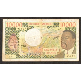 GABON 10.000 Francs 1974