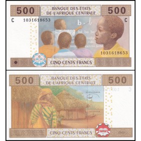 CHAD (C.A.S.) 500 Francs...