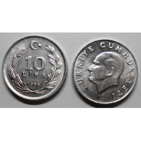 TURKEY 10 Lira 1984