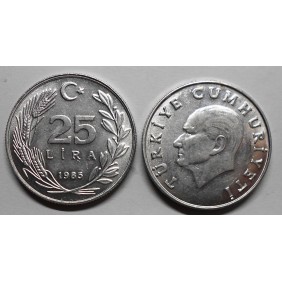 TURKEY 25 Lira 1985