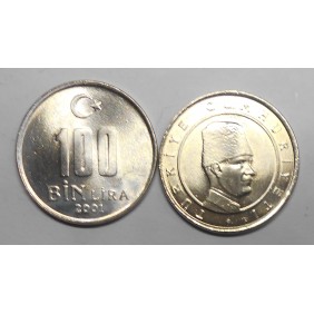 TURKEY 100 Bin Lira 2001