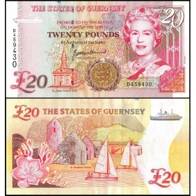 GUERNSEY 20 Pounds 2009