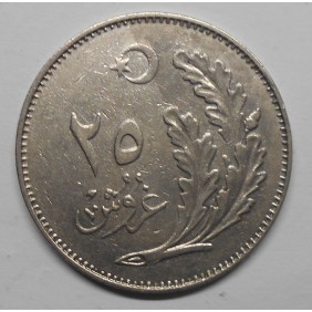 TURKEY 25 Kurus 1928