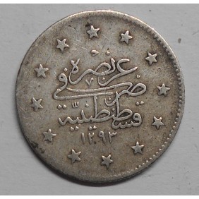 TURKEY 2 Kurush AH 1293/29 AG