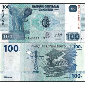 CONGO DEMOCRATIC 100 Francs...