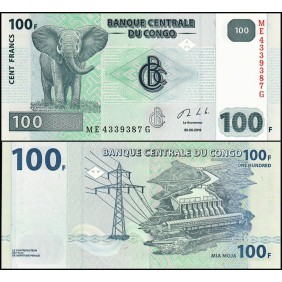CONGO DEMOCRATIC 100 Francs...