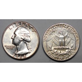 USA Washington Quarter 1964 AG