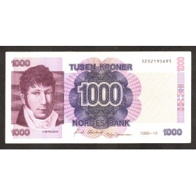 NORWAY 1000 Kroner 1990