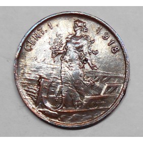 1 Centesimo 1918