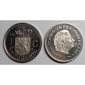 NETHERLANDS 1 Gulden 1977