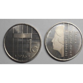 NETHERLANDS 1 Gulden 1986